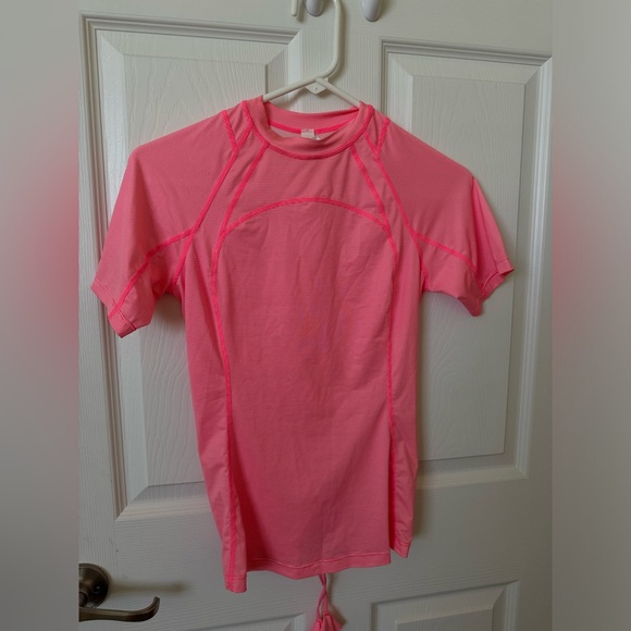 NWT Lululemon One Love Rashguard in Wee Stripe Dune Flash - Picture 3 of 5